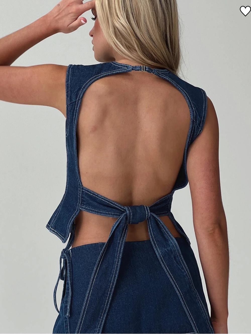 Princess Polly Countryside Top Denim